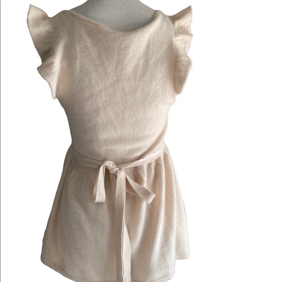 Free People - cream / flutter wool top - Picture 4 of 6